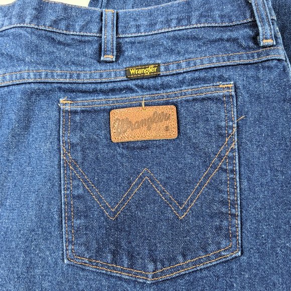 🔥Host Pick🔥 Wrangler 945NAV *Rare* 70s Made in USA Jeans SZ 50